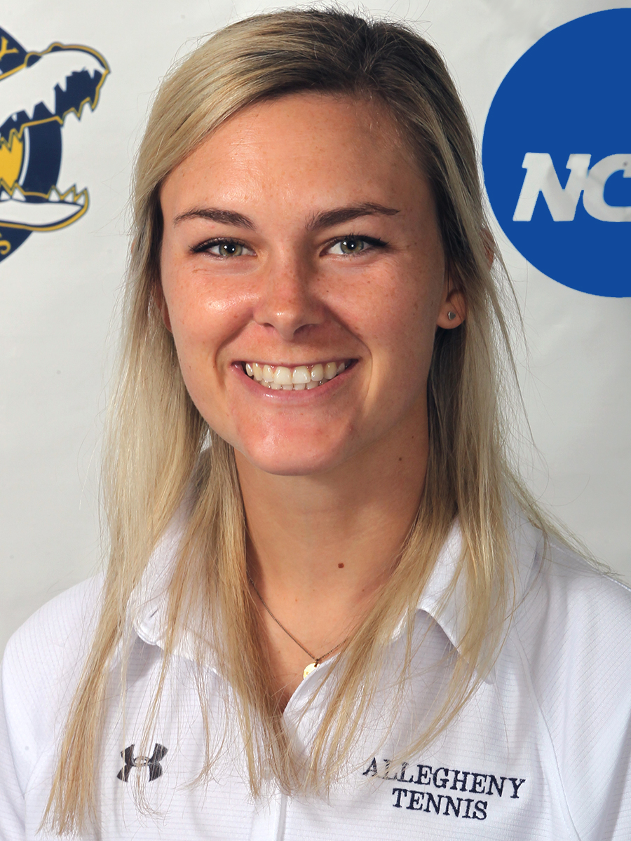 Head shot of Allegheny tennis assistant Taylor Coffman