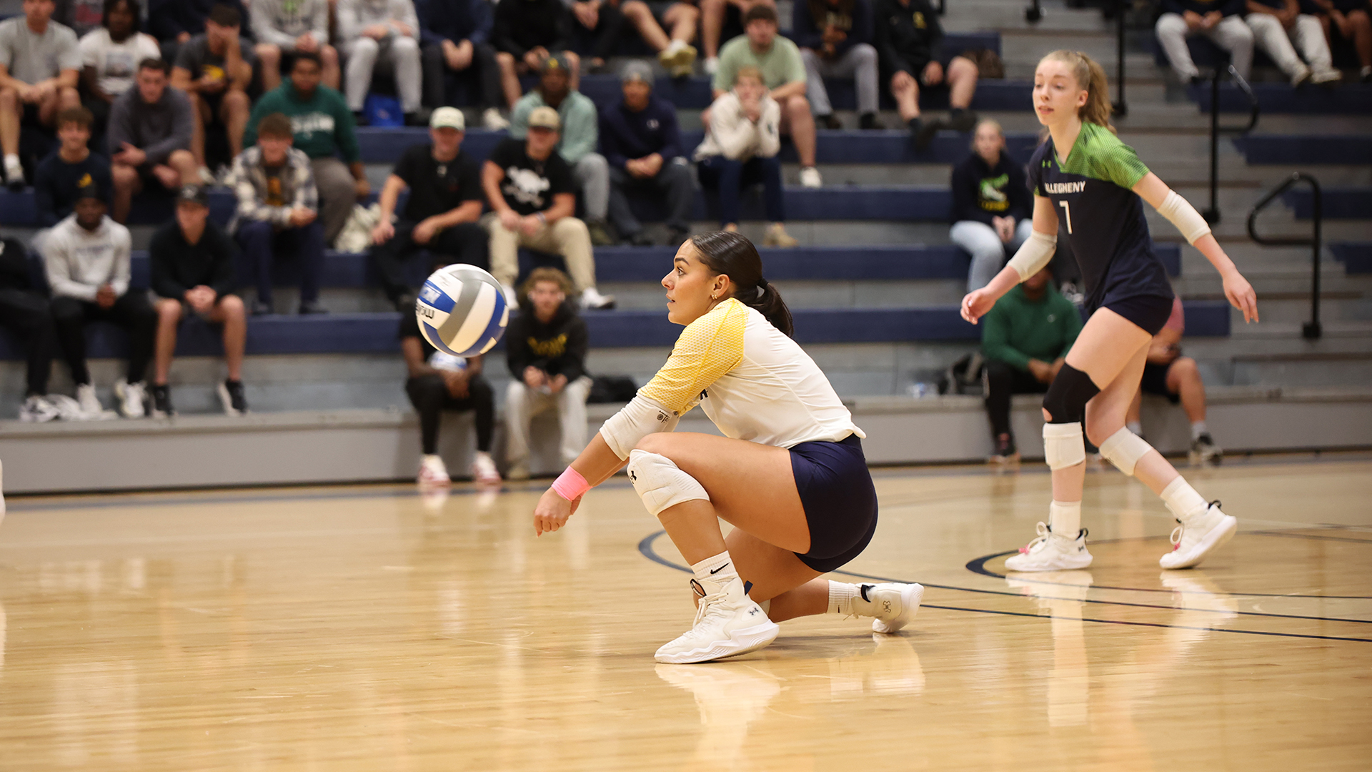 Allegheny College volleyball vs. Bethany, Oct. 10, 2025. Photo by Ed Mailliard.