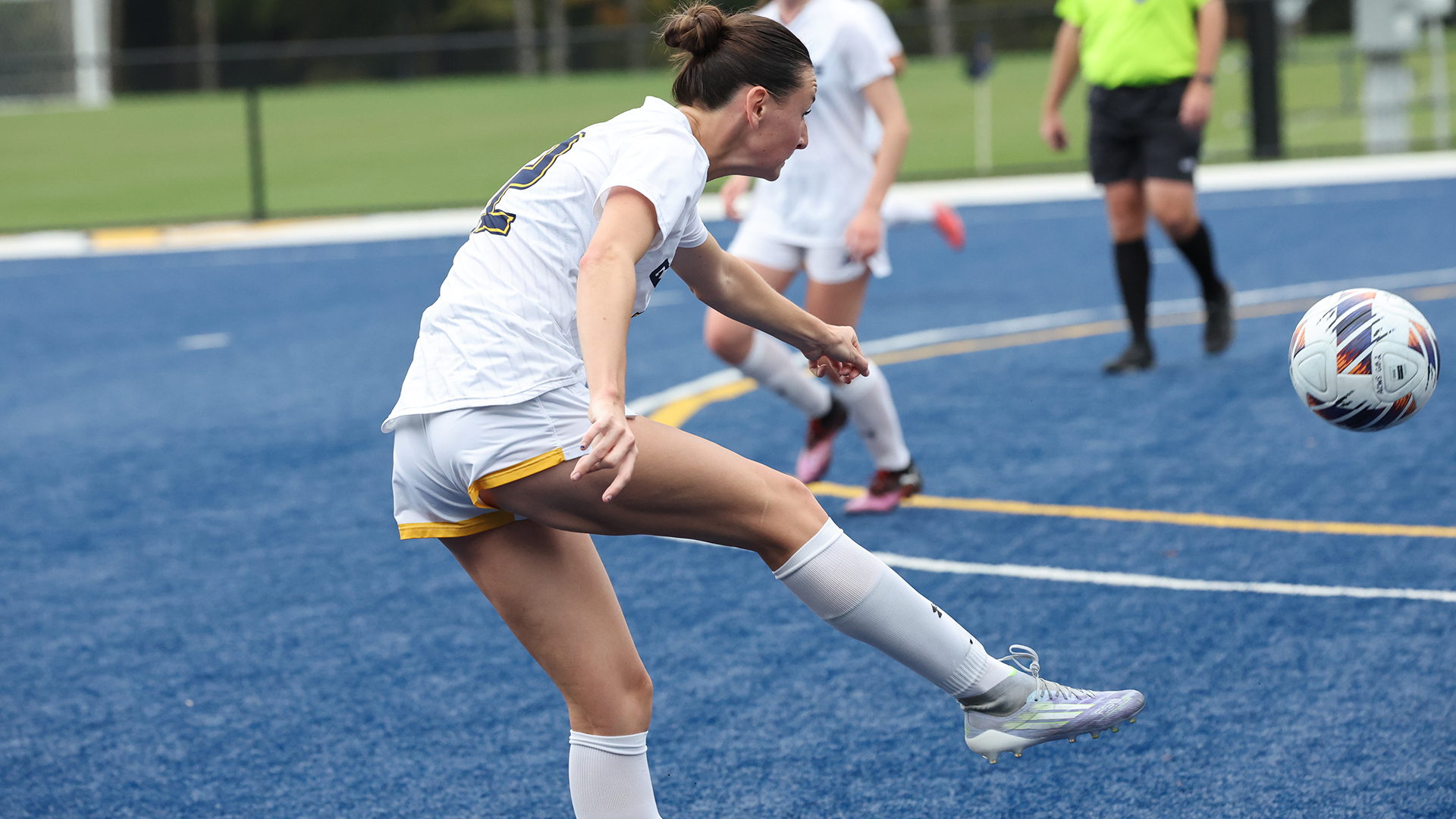Allegheny College women’s soccer senior day vs. Hiram, Oct. 11, 2025. Photo by Ed Mailliard.