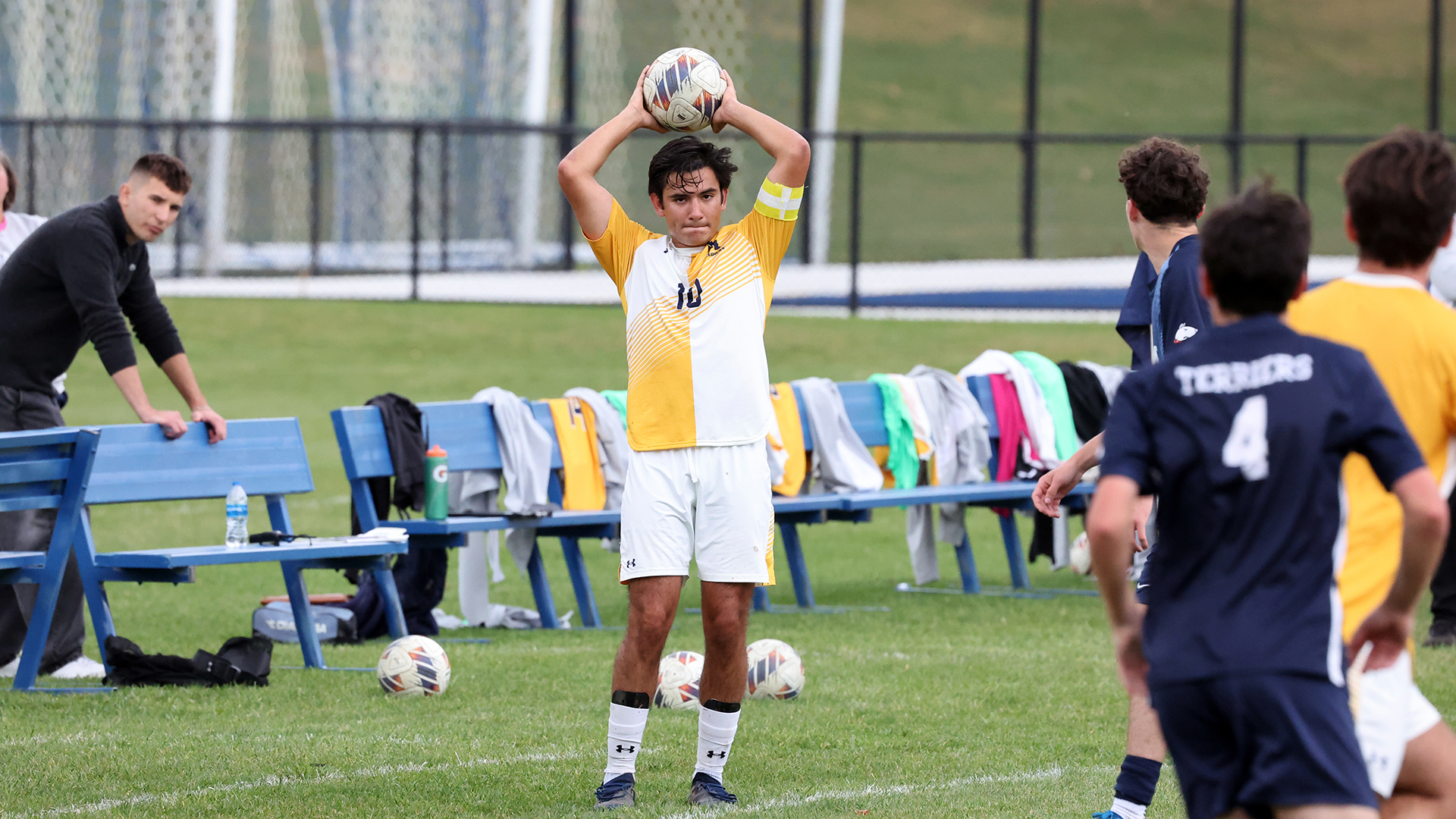 Allegheny College men’s soccer vs. Hiram, Oct. 11, 2025. Photo by Ed Mailliard.