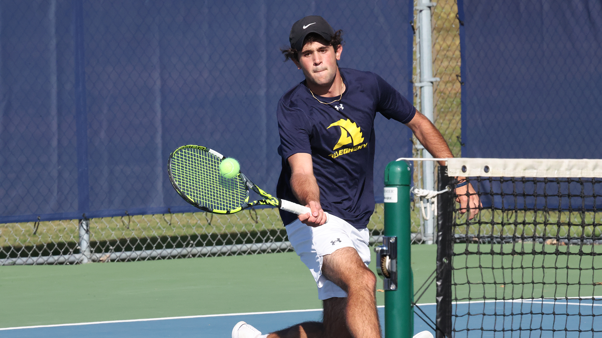 Allegheny College tennis vs. Juniata, October 3, 2025. Photo by Ed Mailliard.