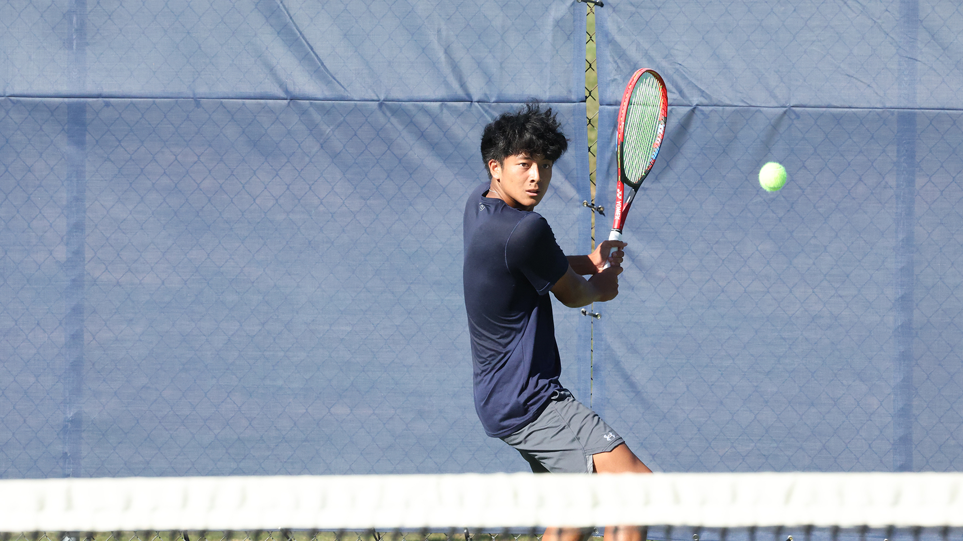 Allegheny College tennis vs. Juniata, October 3, 2025. Photo by Ed Mailliard.
