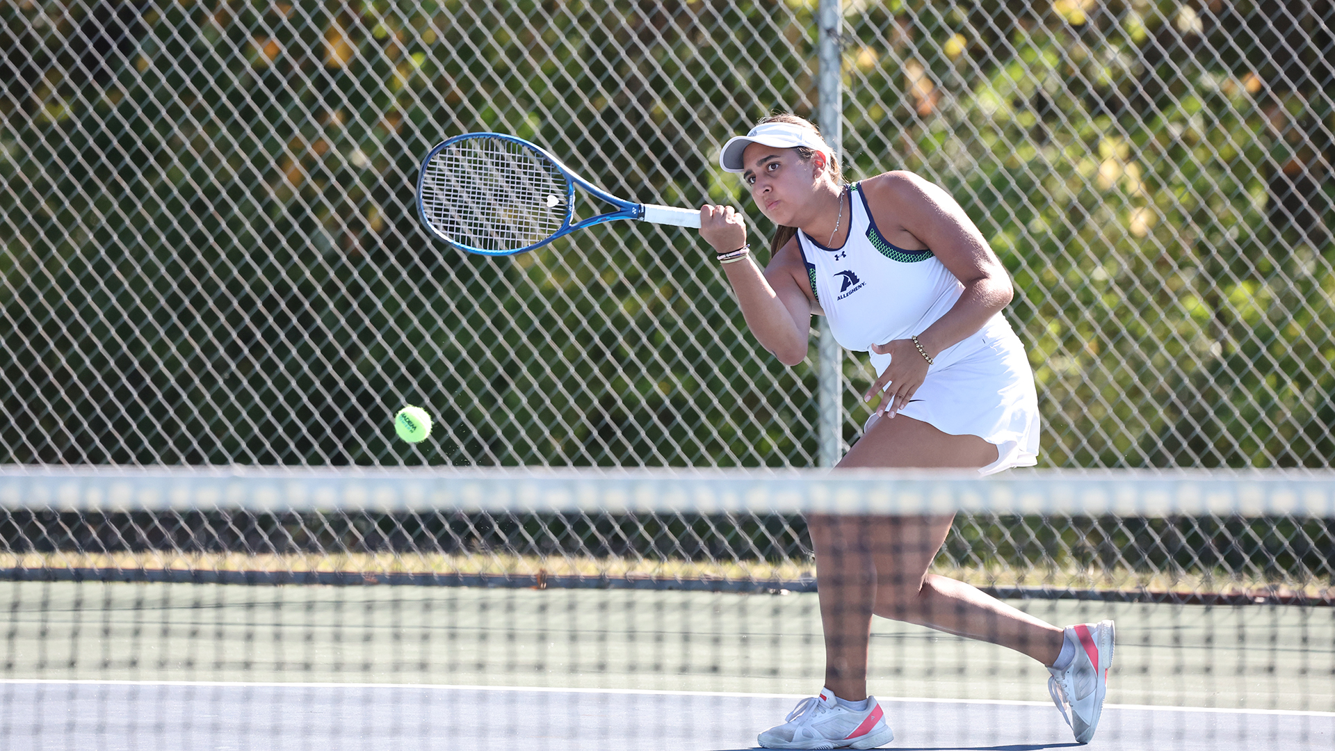 Allegheny College tennis vs. Juniata, October 3, 2025. Photo by Ed Mailliard.