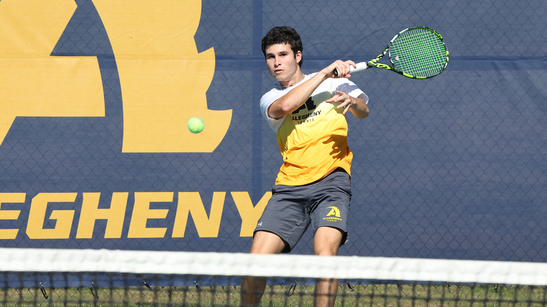 Allegheny College tennis vs. Juniata, October 3, 2025. Photo by Ed Mailliard.