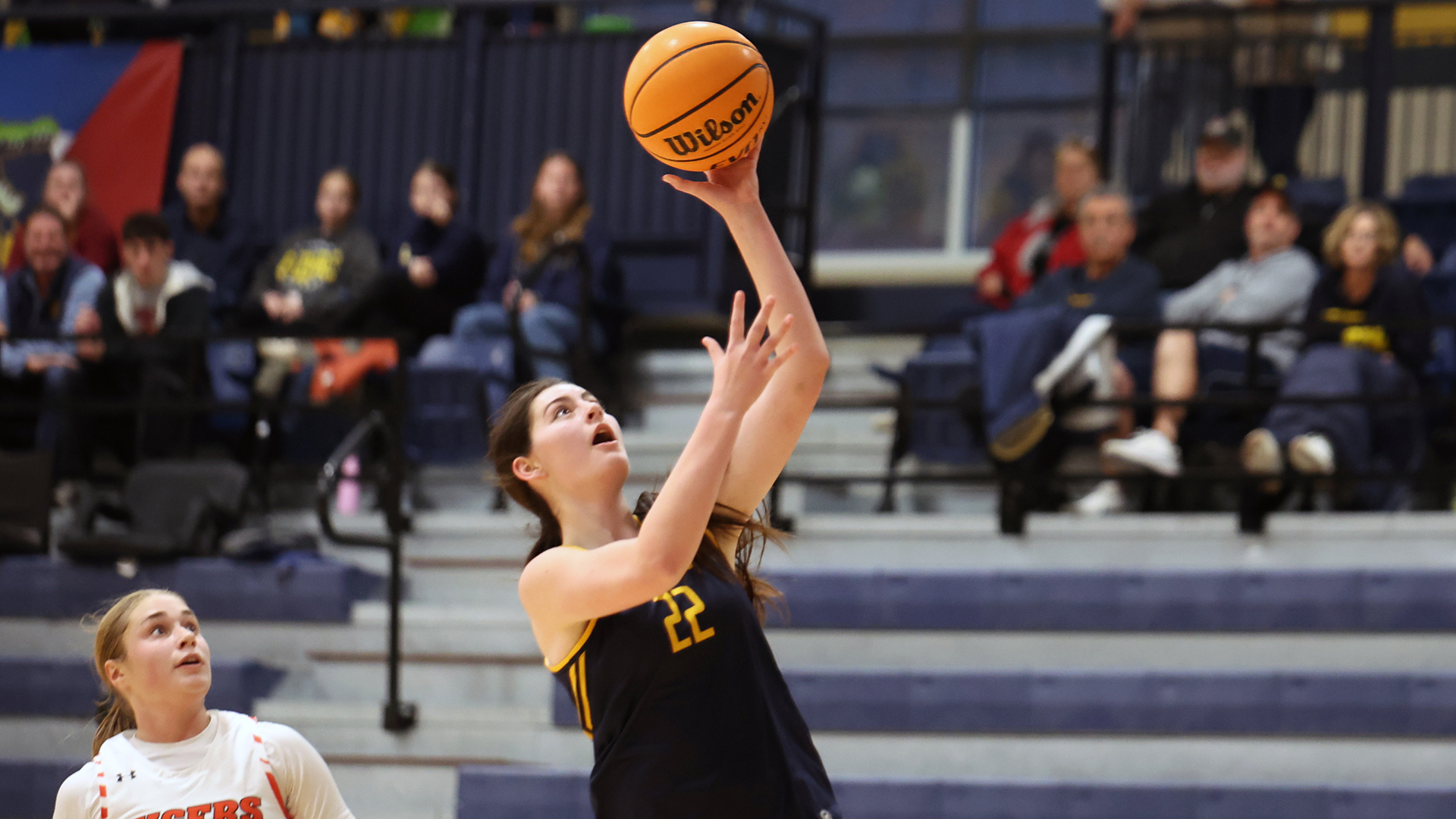 Allegheny College women’s basketball vs. RIT, Nov. 9, 2025. Photo by Ed Mailliard.