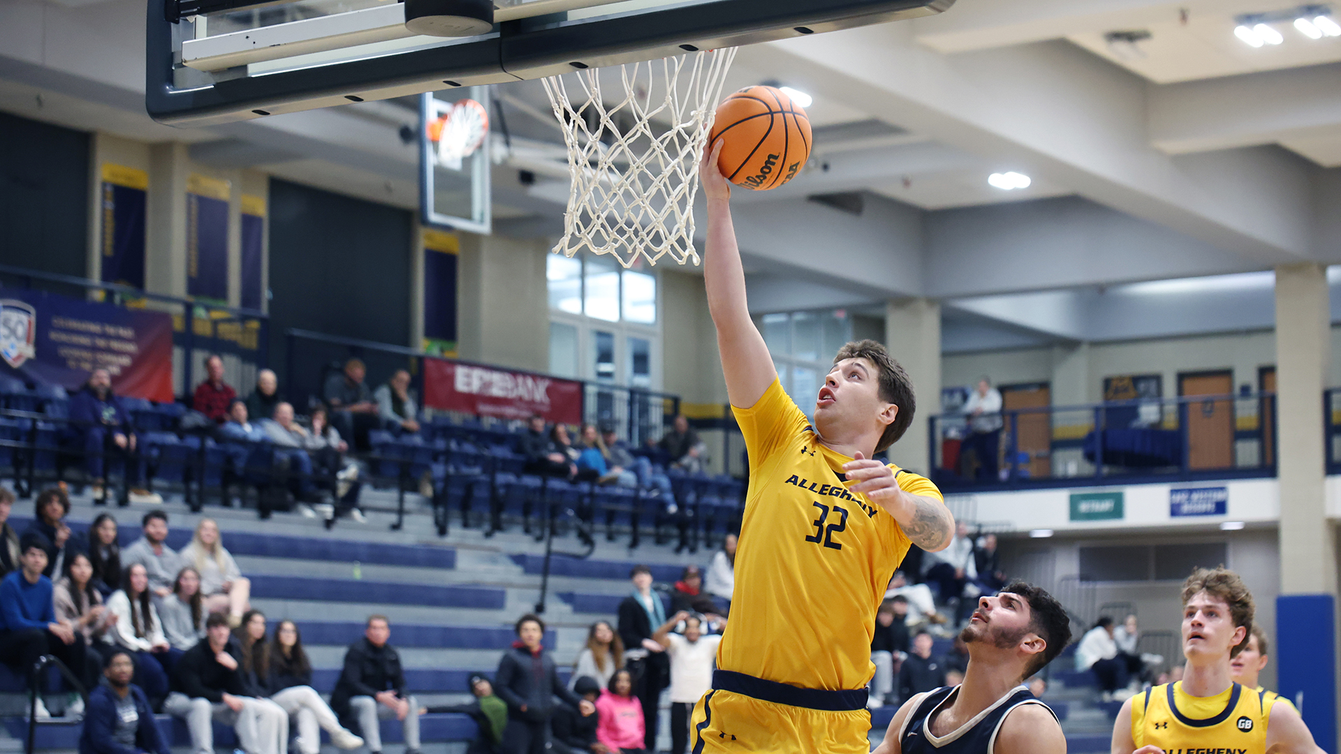 Allegheny College basketball vs. Westminster, Dec. 3, 2025. Photo by Ed Mailliard.