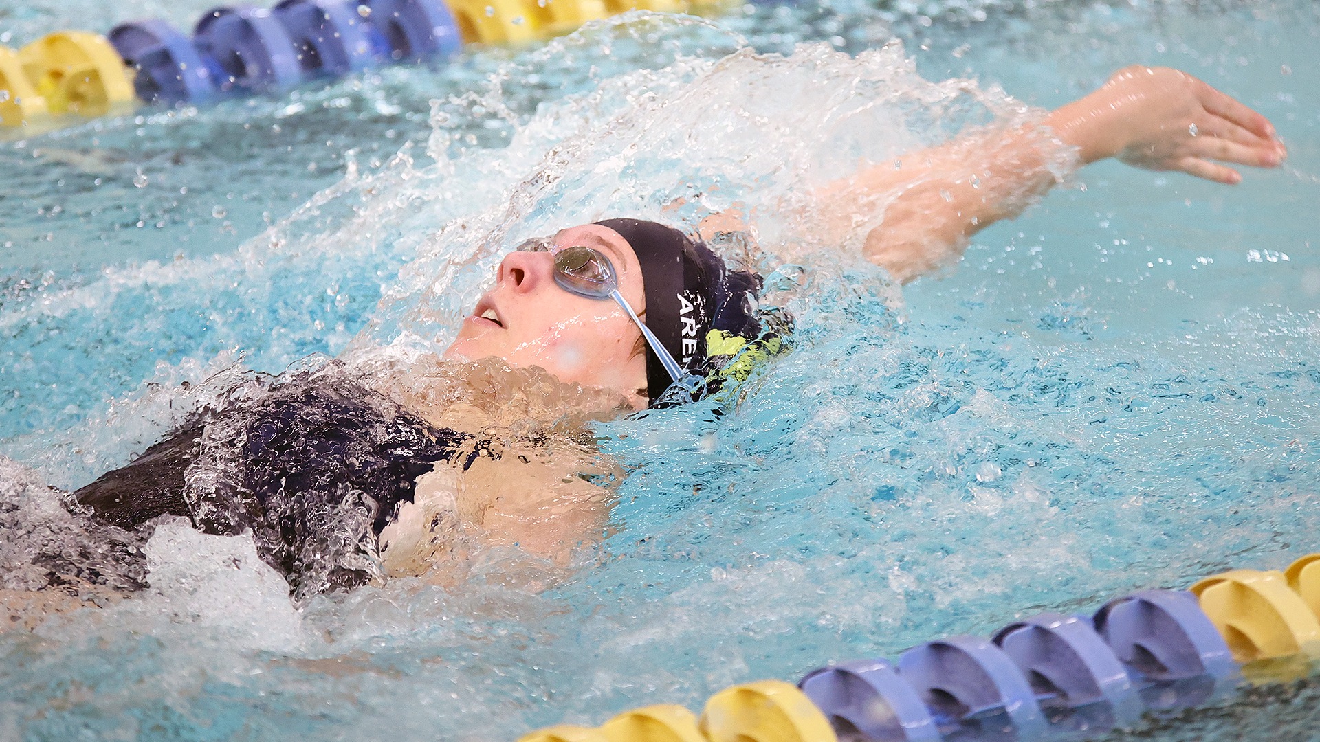 Emily Arendas competes against Penn State Behrend