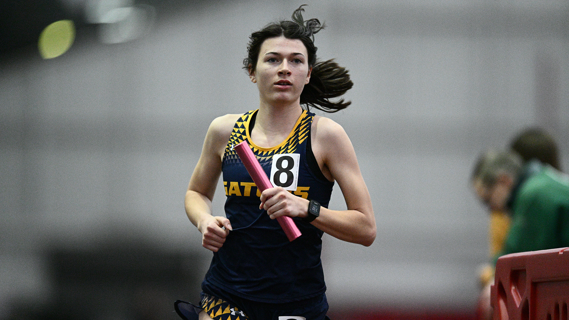 Allegheny women's track and field at the 2025 PAC Indoor Championships. Photo by Robert Hayes.