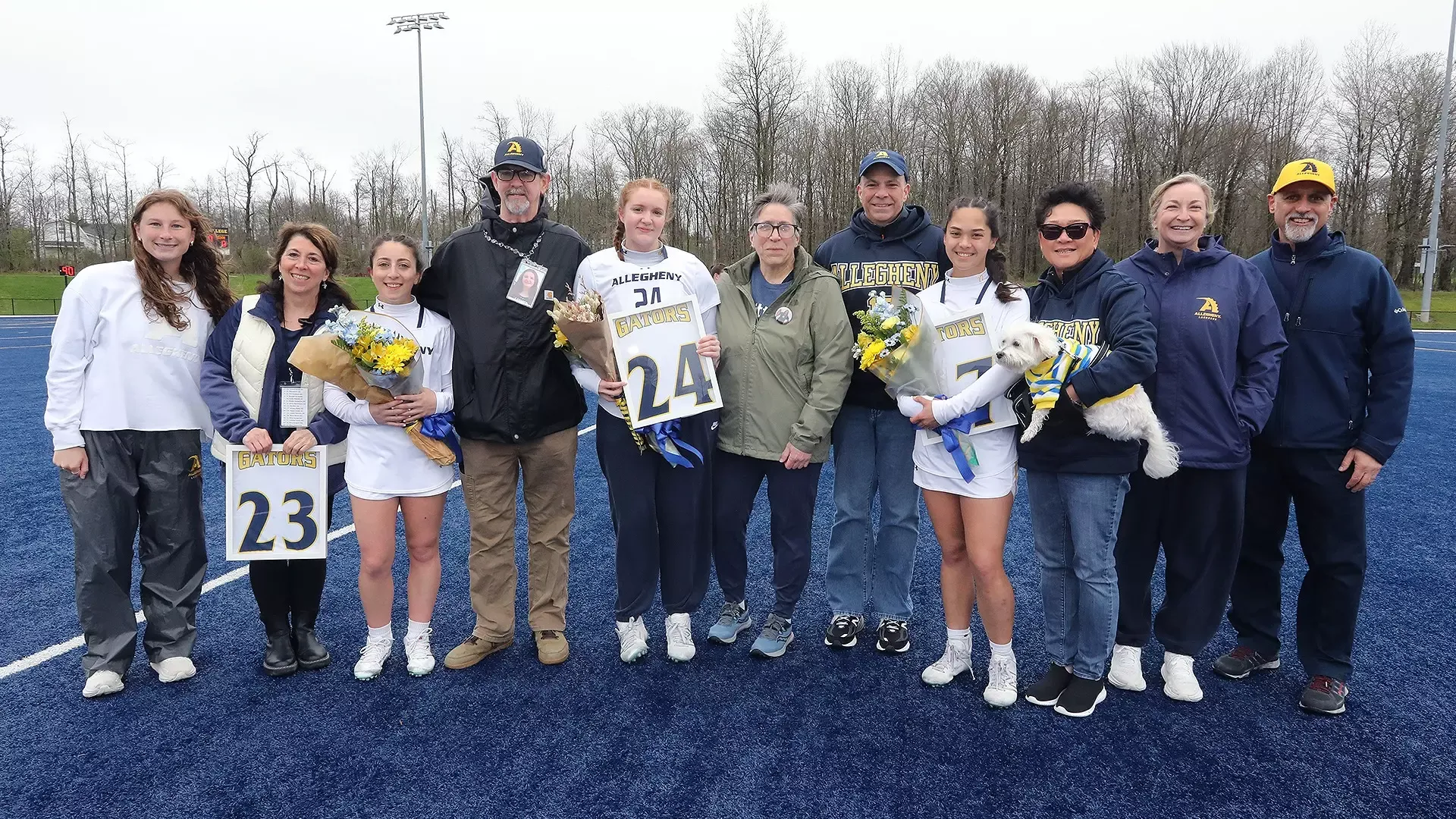 Allegheny women's lacrosse senior day vs. Bethany, April 26, 2025. Photo by Ed Mailliard.