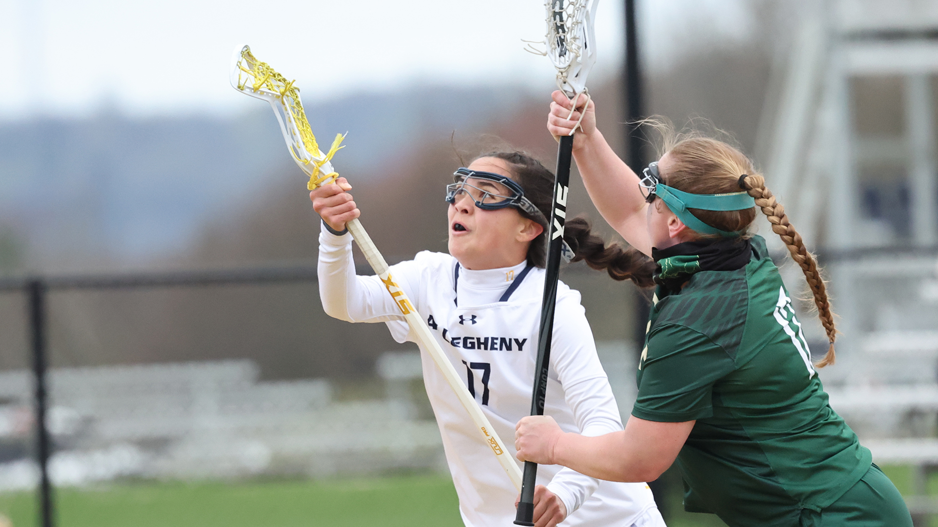 Allegheny College women’s lacrosse vs. Bethany on senior day, 4-26-25. Photo by Ed Mailliard.