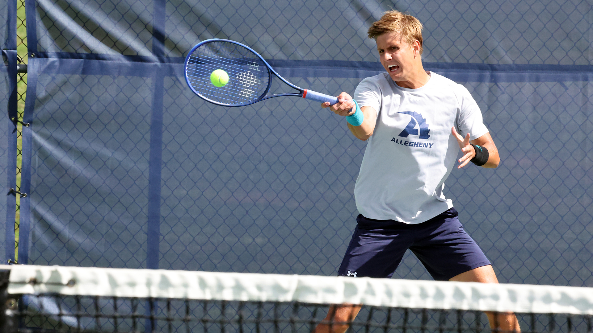 Allegheny College Invitational tennis action, Aug. 30, 2025. Photo by Ed Mailliard.