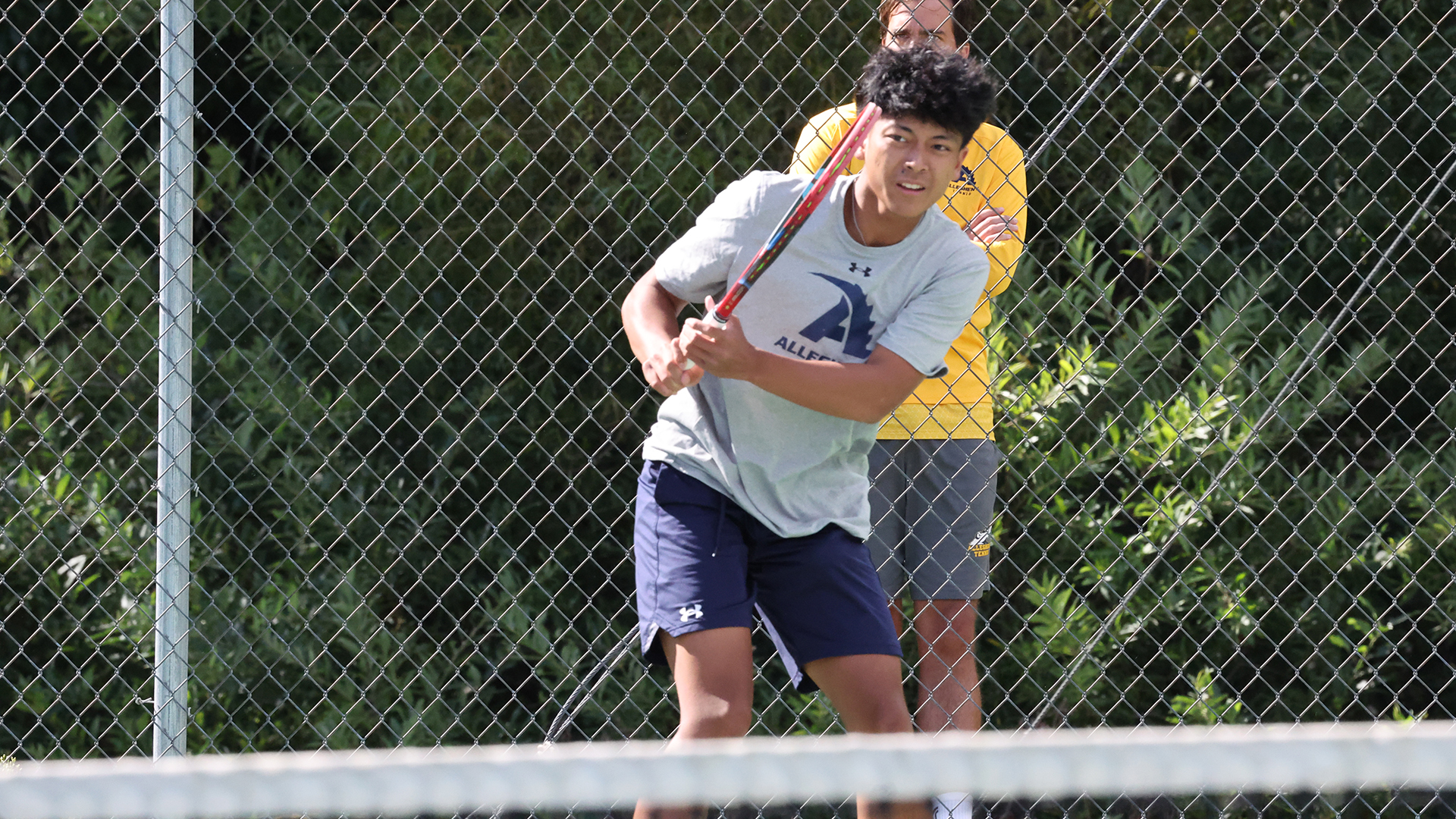 Allegheny College Invitational tennis action, Aug. 30, 2025. Photo by Ed Mailliard.