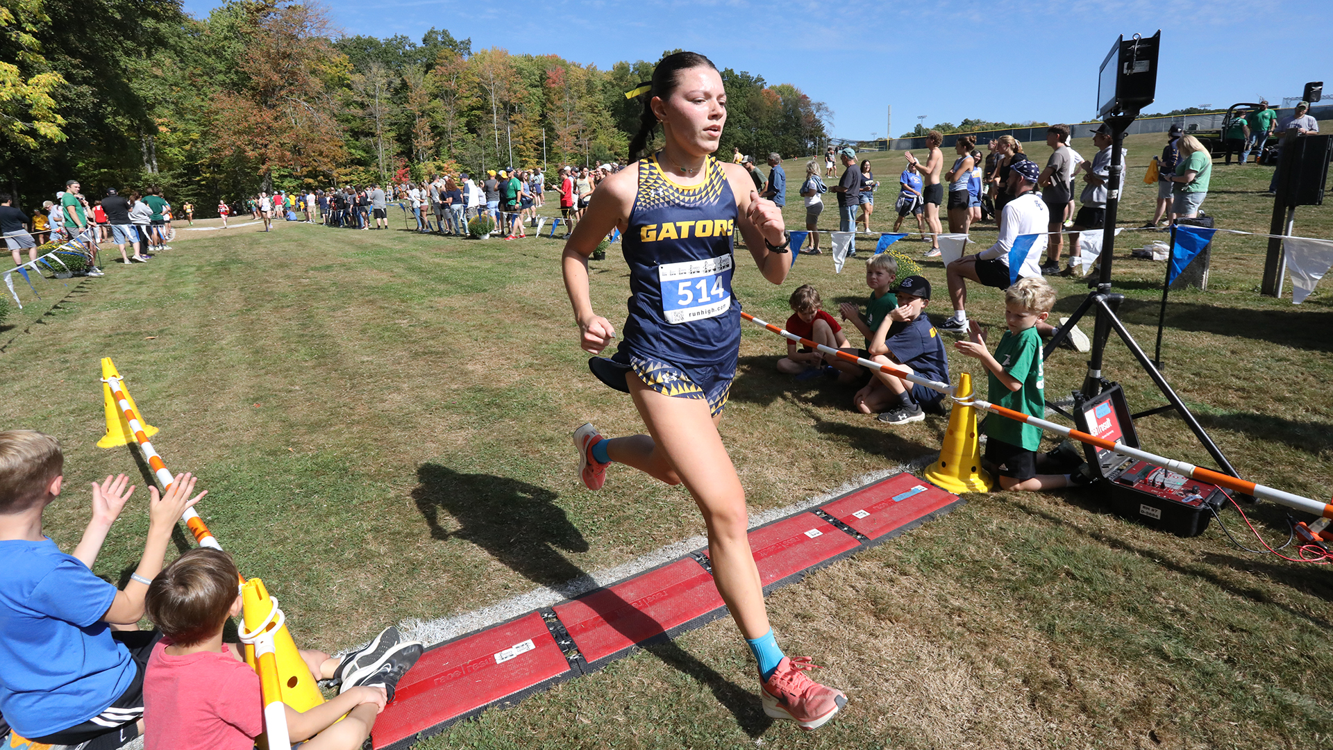 Allegheny College hosts the 2025 Allegheny Classic meet and Tribute to Coach Ben Mourer - action, awards, reception, Sept. 20, 2025. Photo by Ed Mailliard.