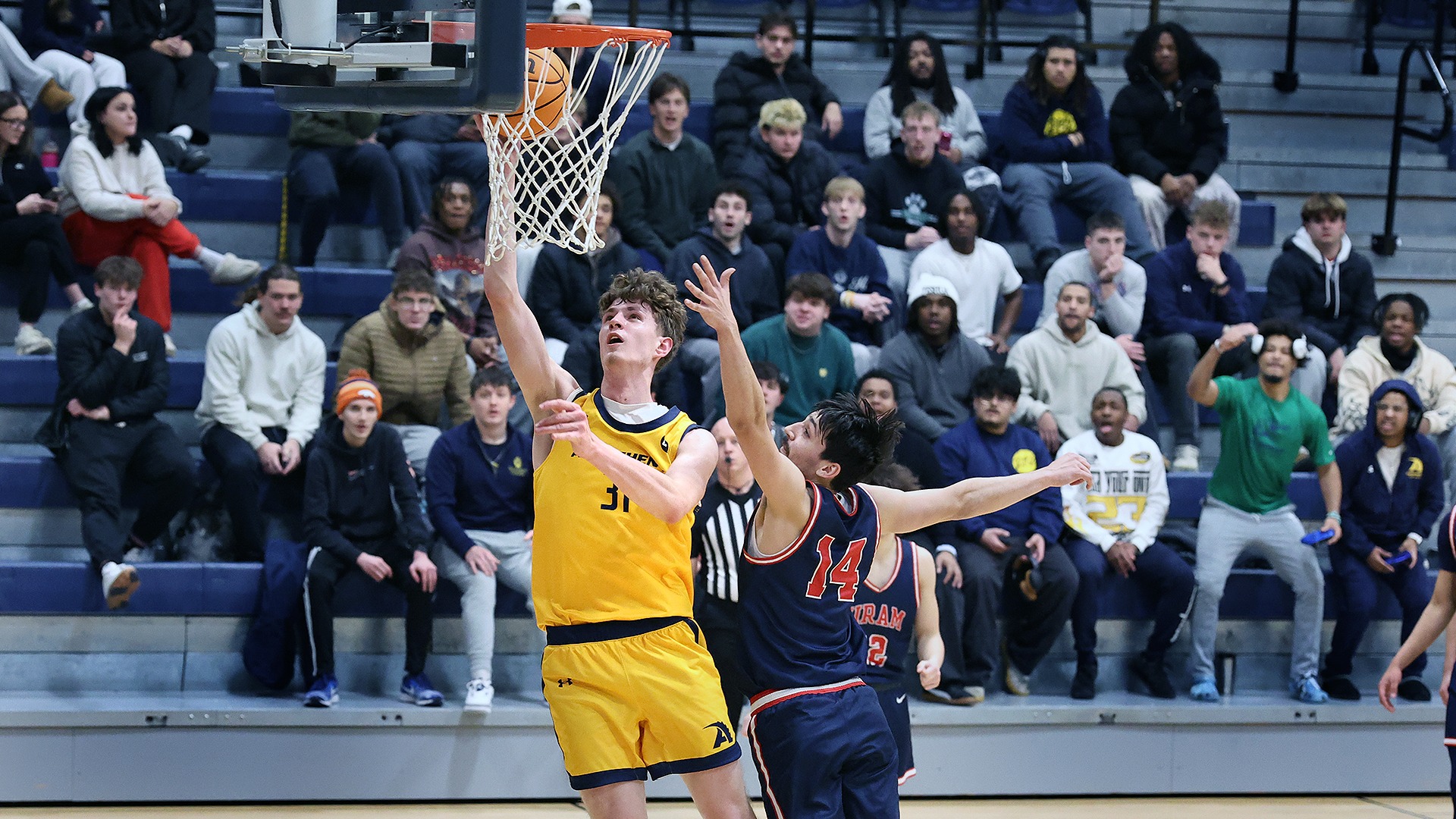 Pijus Latauskas vs. Hiram, January 21, 2026. Photo by Ed Mailliard.