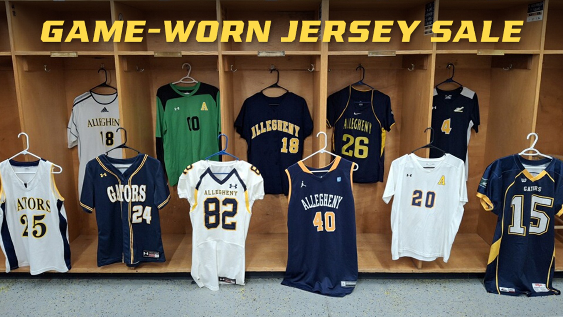 Game-worn jersey sale