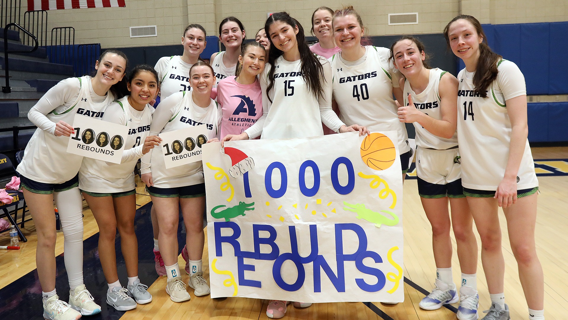 Allegheny College women’s basketball vs. Geneva College on Faculty Appreciation Night, Jan. 28, 2026. Photo by Ed Mailliard.