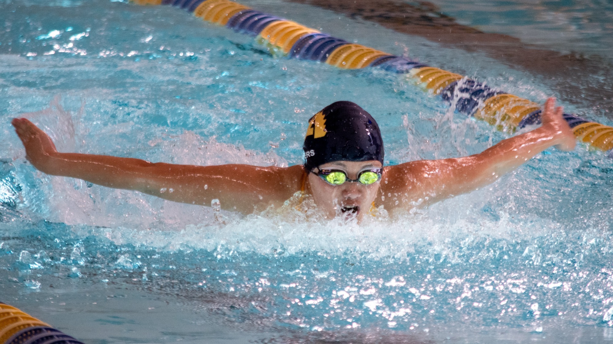 Allegheny women's swimming vs. Hiram, Oct. 17, 2026. Photo by Luke Dieter. 