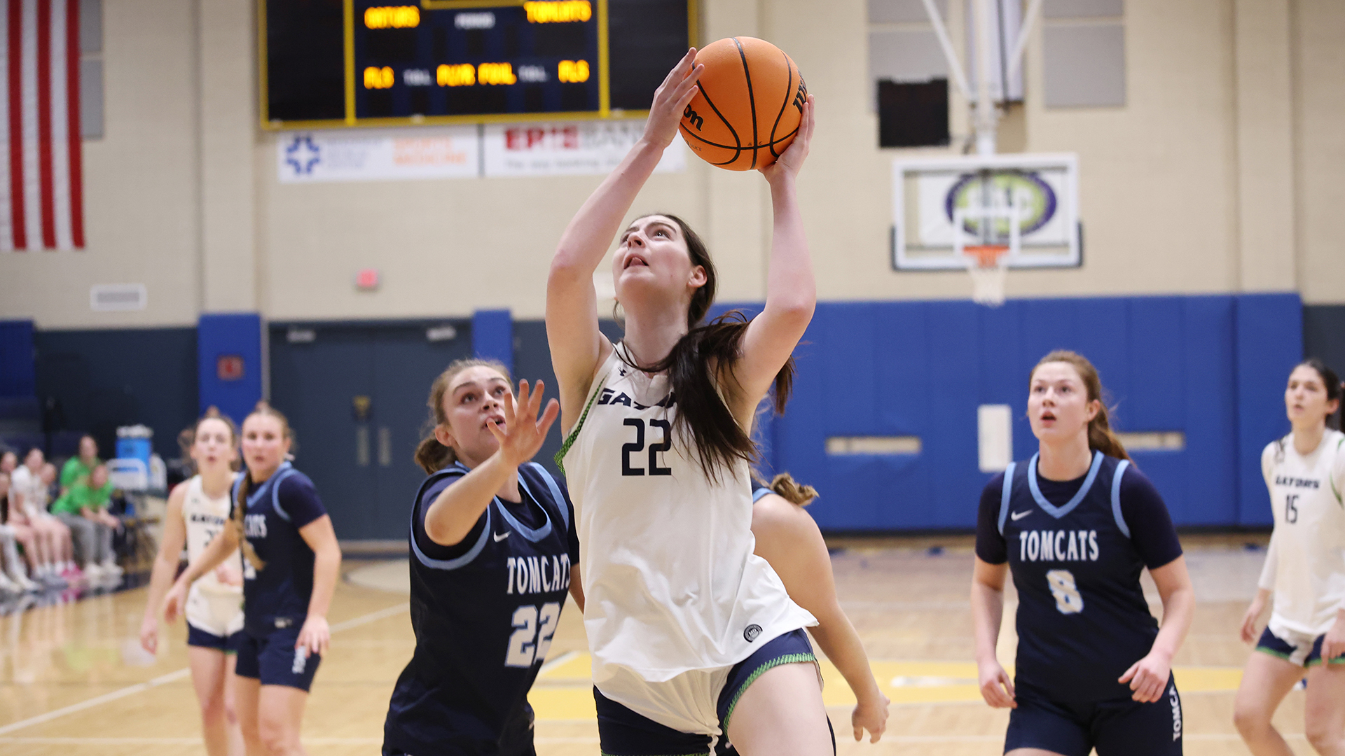 Allegheny College women’s basketball vs. Thiel College, Feb. 18, 2026. Photo by Ed Mailliard.