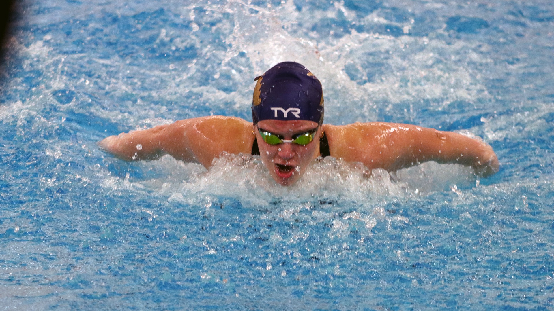Anna Kohler butterfly at the PAC Championships