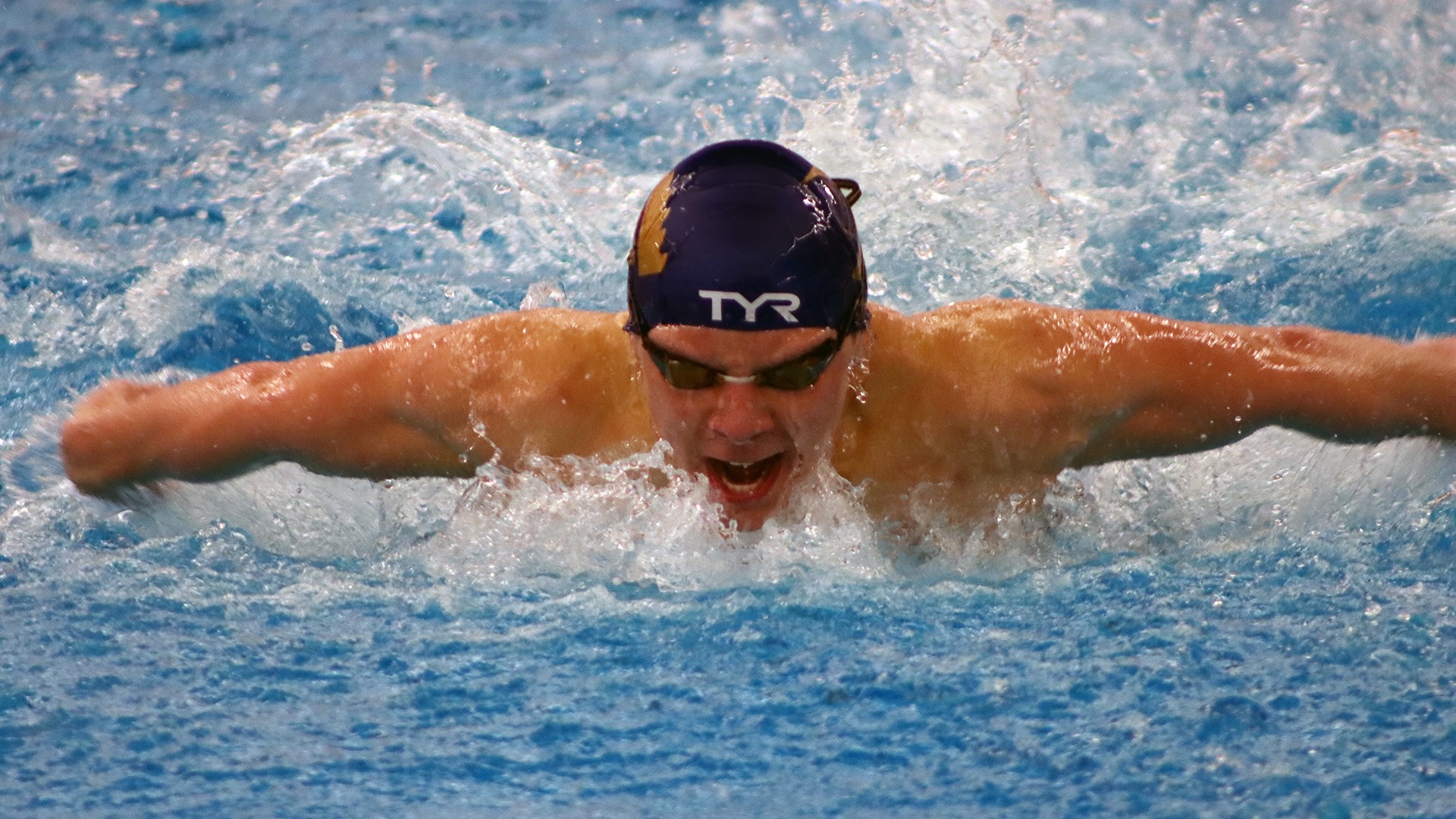 Sam Kohler butterfly at the PAC Championships