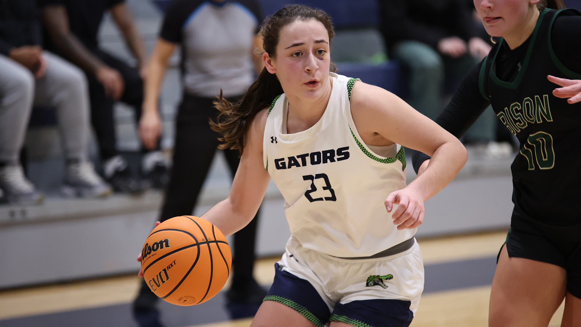 Allegheny College women’s basketball vs. Chatham in PAC quarterfinal playoff game, Feb. 24, 2026. Photo by Ed Mailliard.
