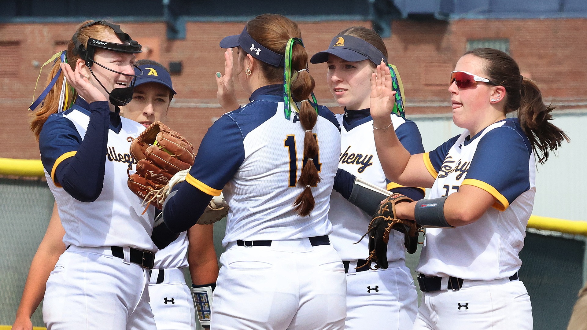 The Gators celebrate a win against Chatham