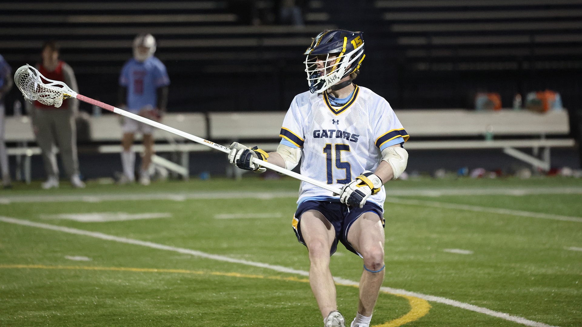 Allegheny College men’s lacrosse vs. Hiram, March 25, 2026. Photo by Ed Mailliard.