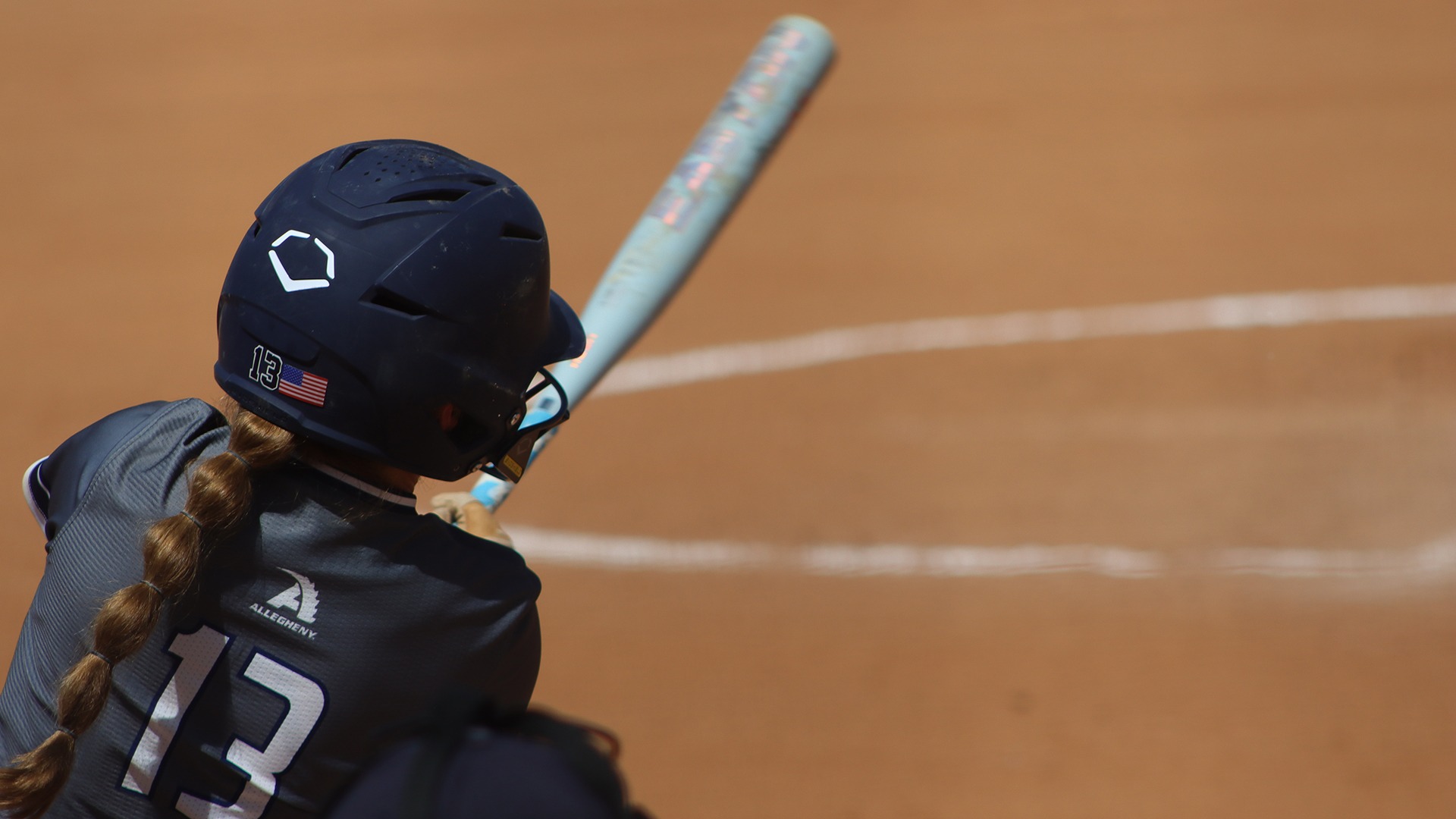 Abby Robinson at bat