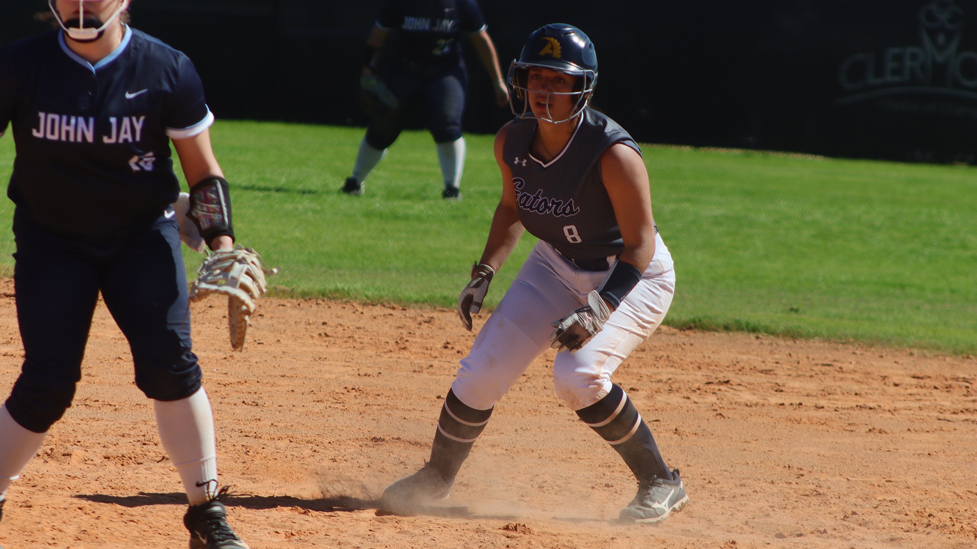 Jones on first against John Jay