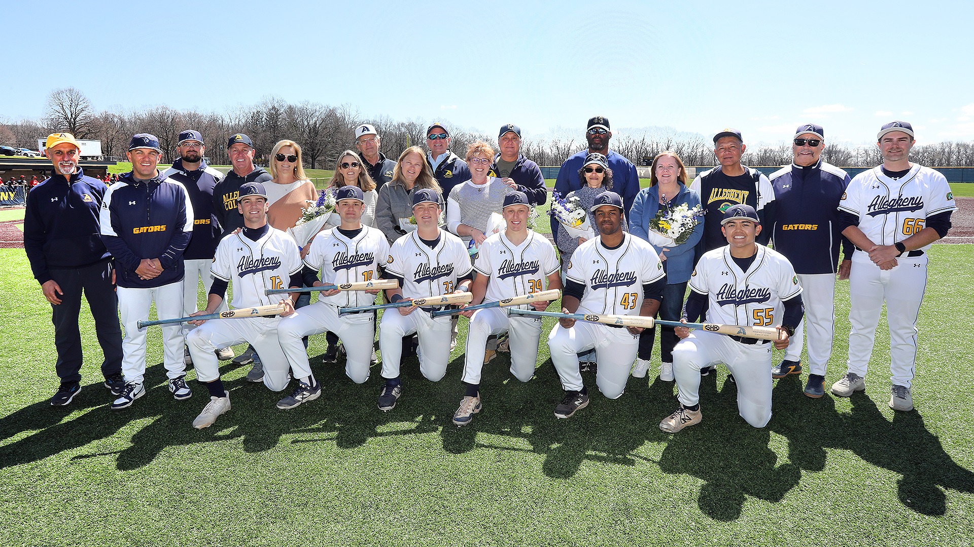 Allegheny College baseball senior day, April 11, 2026. Photo by Ed Mailliard.