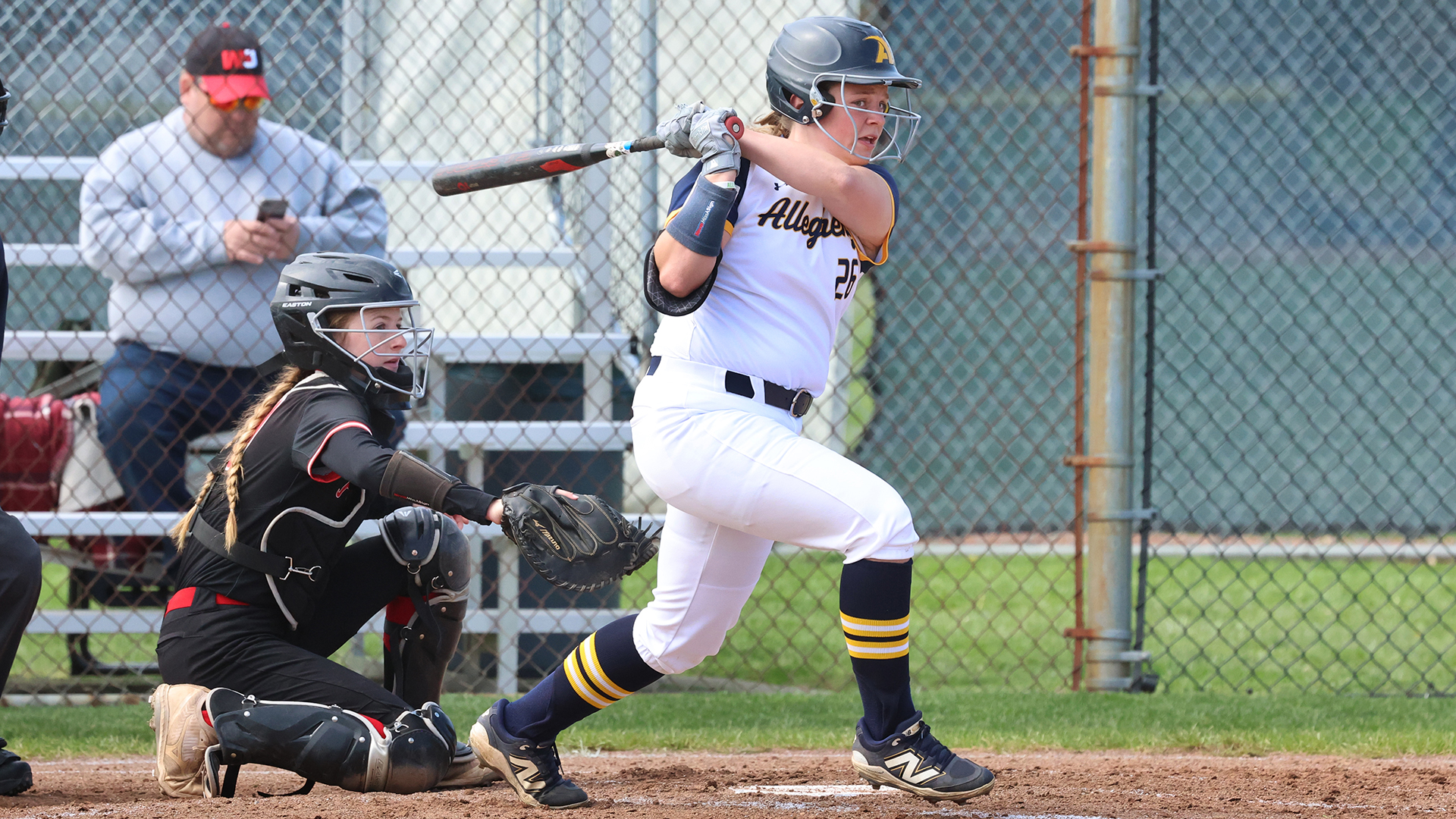 Allegheny College softball vs. W&J, April 21, 2026. Photo by Ed Mailliard.