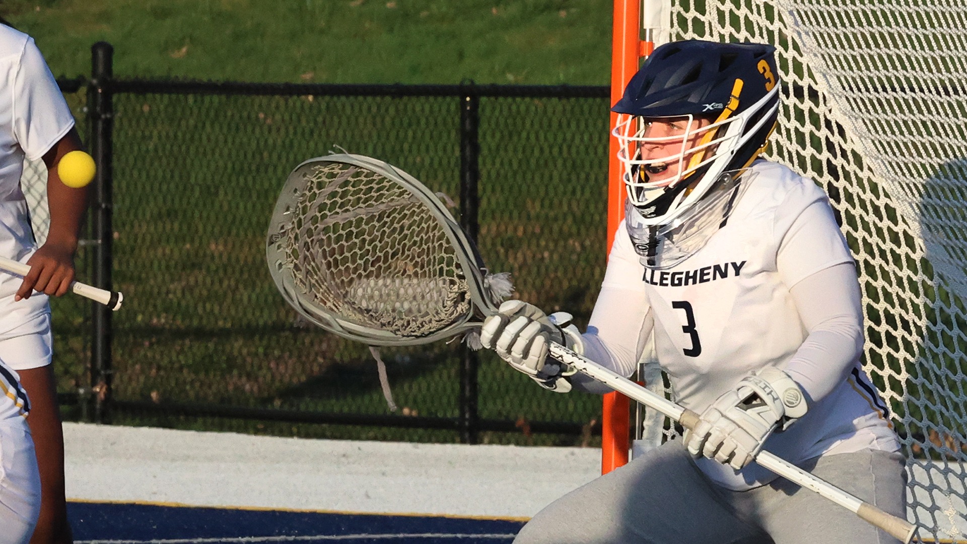 Ella Ashton makes a save against Chatham