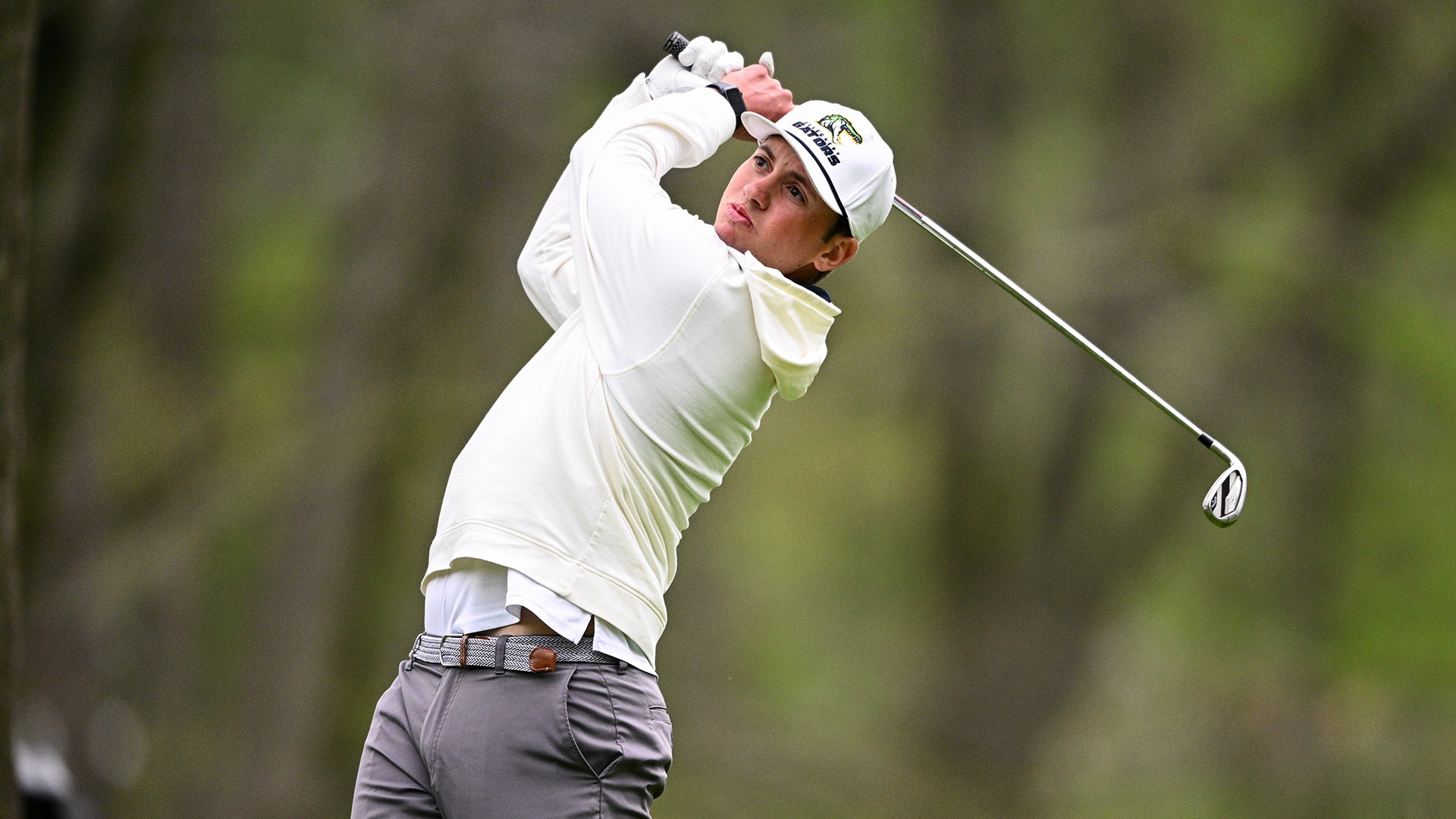 Gasparo Porco in the second round of the 2026 PAC Spring Championships, April 25, 2026. Photo by Robert Hayes.