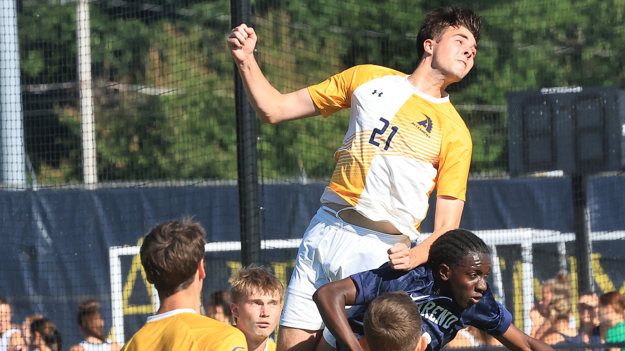 Billy Sprott vs. Penn State Behrend scrimmage, Aug. 28, 2026. Photo by Ed Mailliard.
