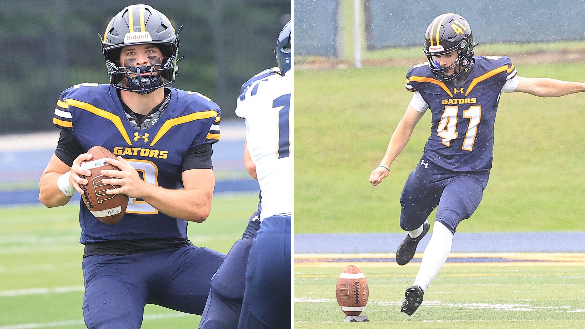 Carson Colucci (L) and Ian Shiffler (R) earn weekly PAC honors.