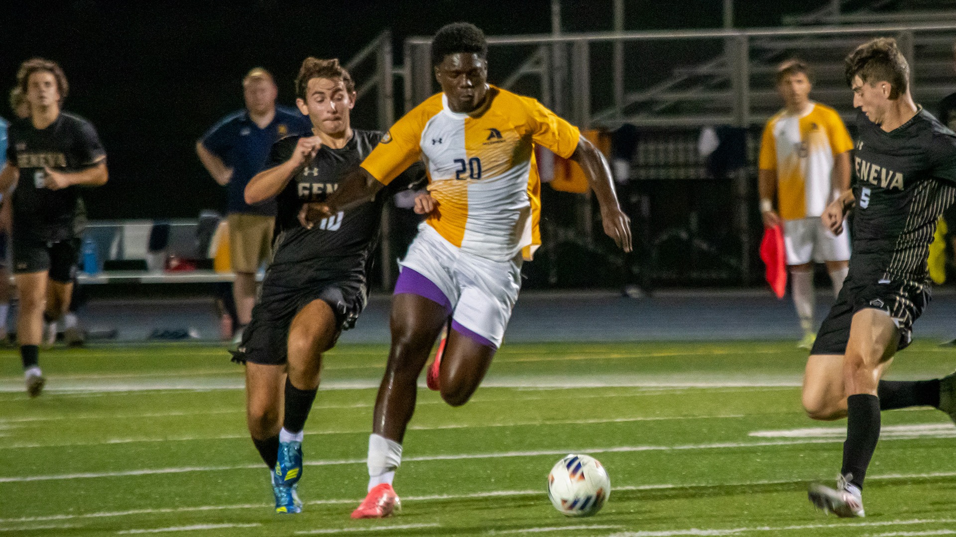 Brian Ankamah vs. Geneva, Sept. 16, 2026. Photo by Luke Dieter.