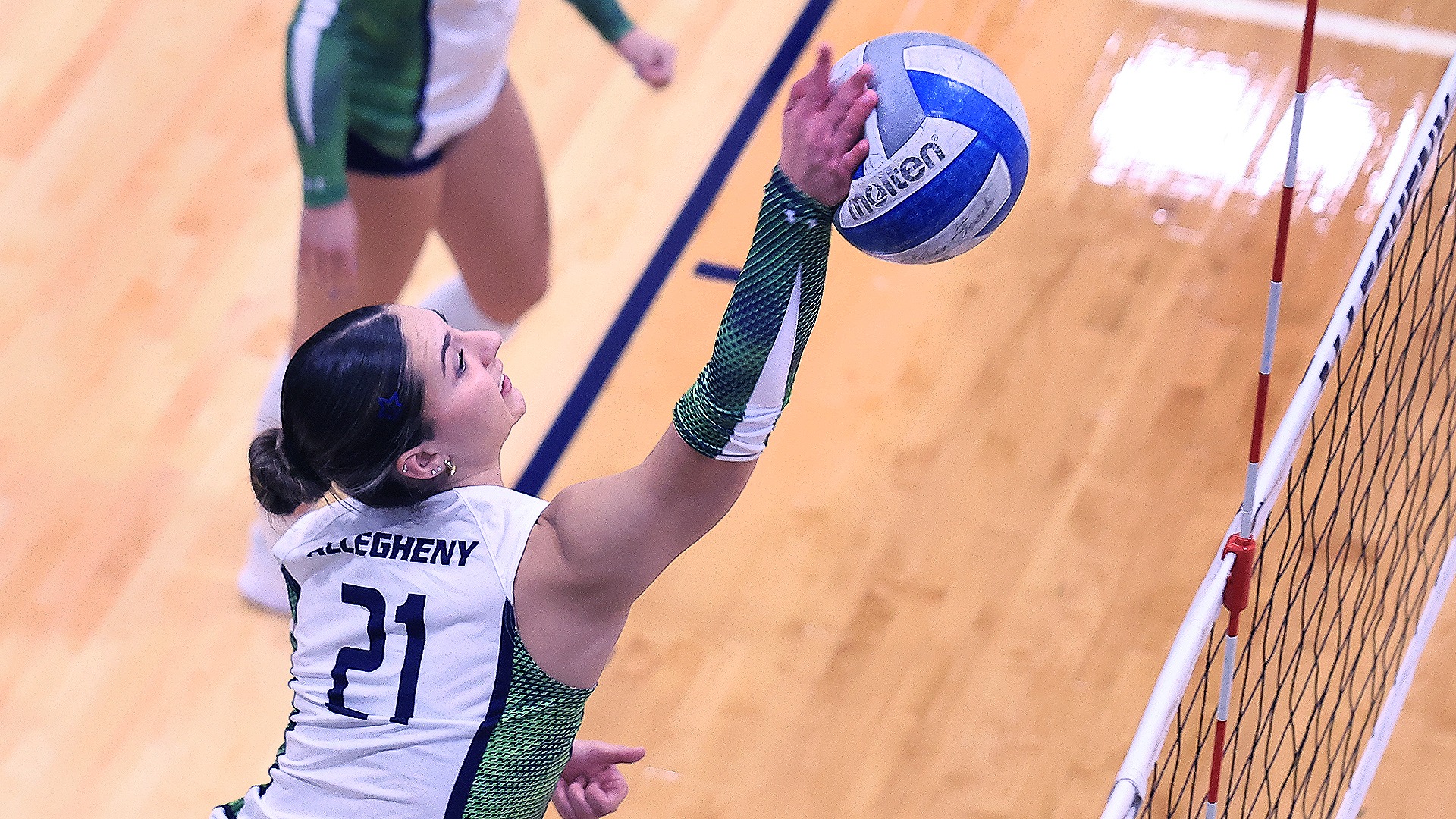 Allegheny College volleyball vs. Fredonia, Sept. 18, 2026. Photo by Ed Mailliard.