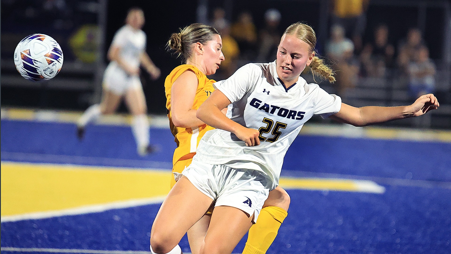 Audrey Flynn vs. Baldwin Wallace, Sept. 1, 2026. Photo by Ed Mailliard.
