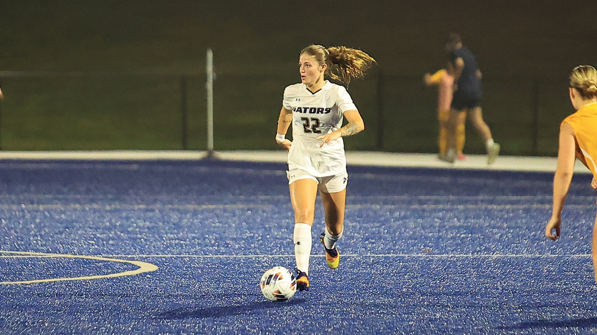 Allegheny College women’s soccer vs. Baldwin Wallace, 9–1-26. Photo by Ed Mailliard.