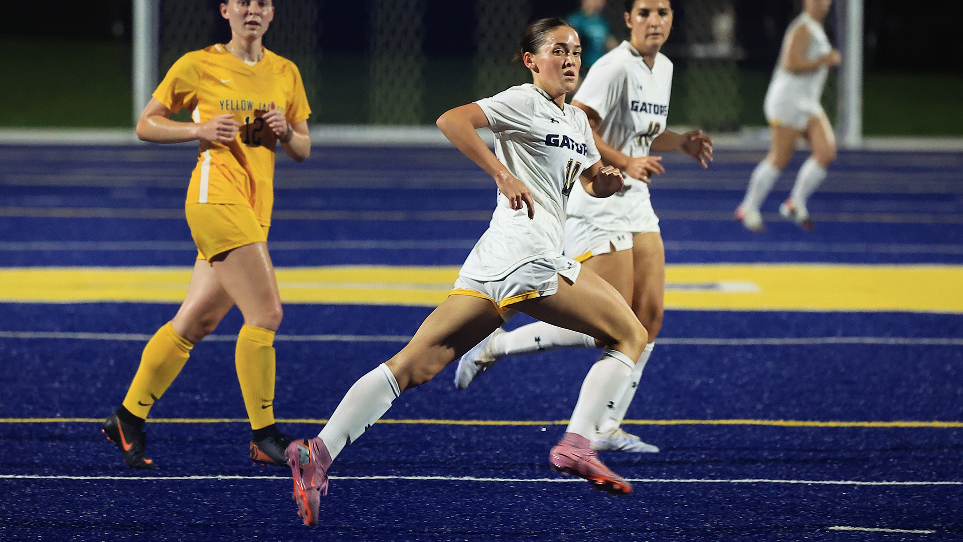 Allegheny College women’s soccer vs. Baldwin Wallace, 9–1-26. Photo by Ed Mailliard.