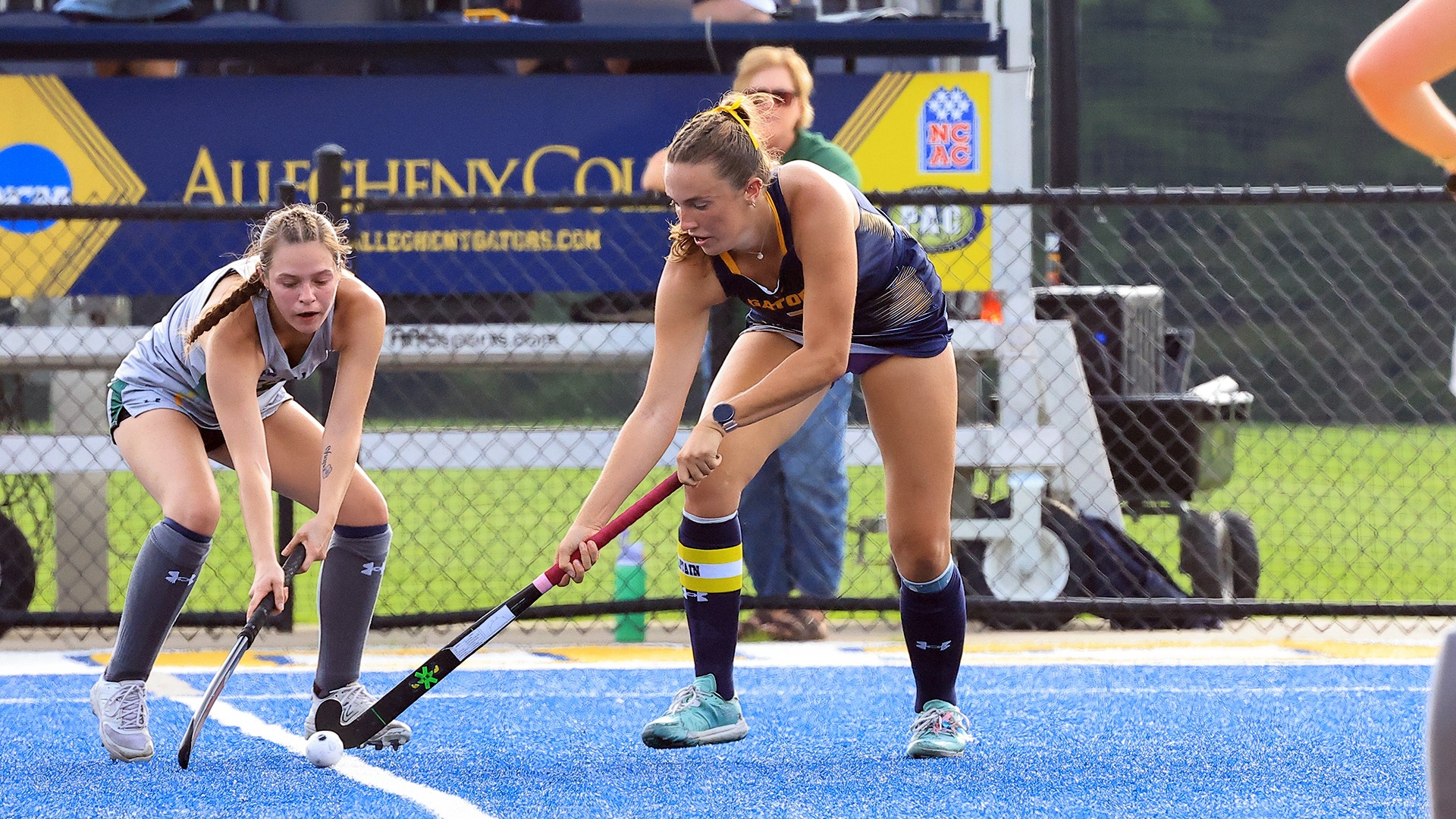 Allegheny College field hockey vs. Keuka, 9–1-26. Photo by Ed Mailliard.