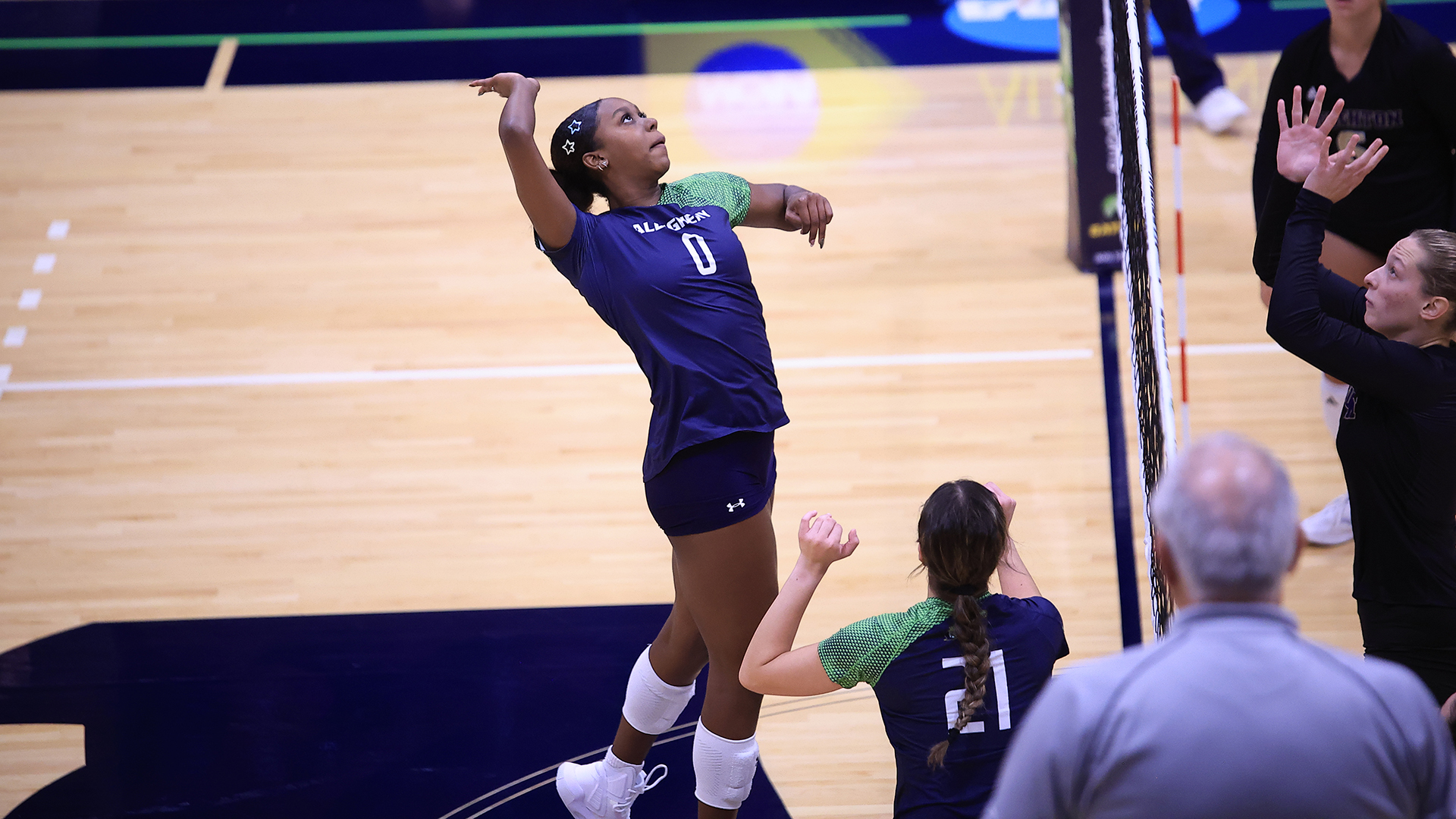 Allegheny College volleyball vs. Houghton, Sept. 19, 2026. Photo by Ed Mailliard.