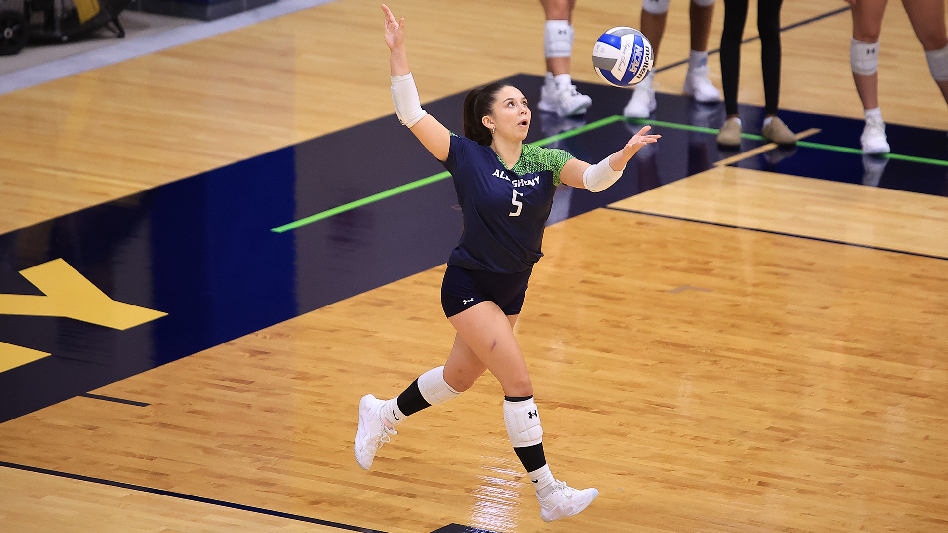 Allegheny College volleyball vs. Houghton, Sept. 19, 2026. Photo by Ed Mailliard.