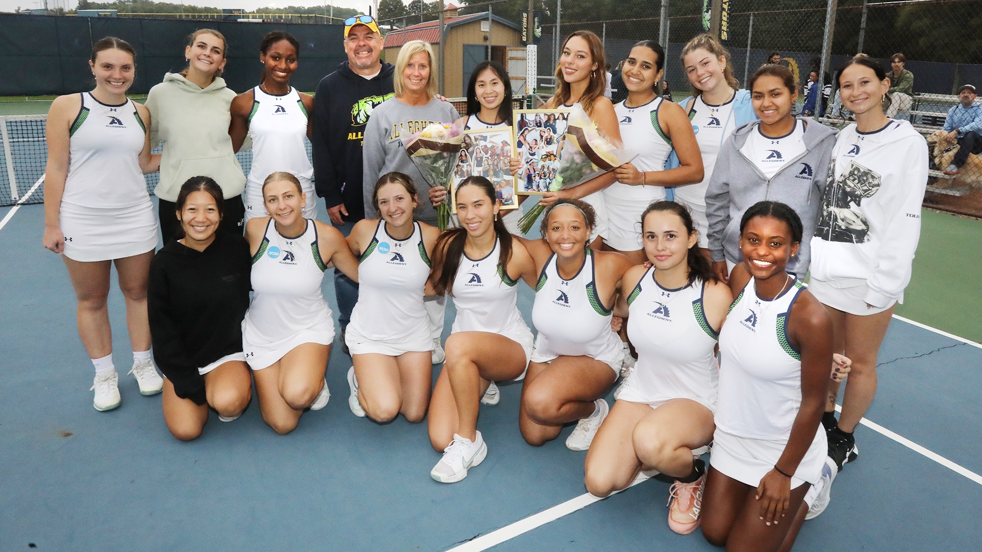 Women's tennis Senior Day vs. Westminster, Sept. 28, 2026. Photo by Ed Mailliard.