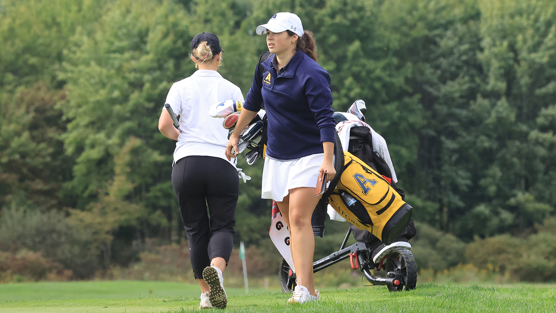 Action at Allegheny College’s Guy and Jeanne Kuhn Memorial Invitational Golf Tournament, Sept. 21, 2026. Photo by Ed Mailliard.