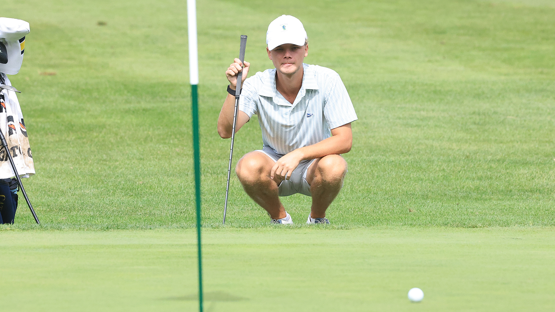 Action at Allegheny College’s Guy and Jeanne Kuhn Memorial Invitational Golf Tournament, Sept. 21, 2026. Photo by Ed Mailliard.