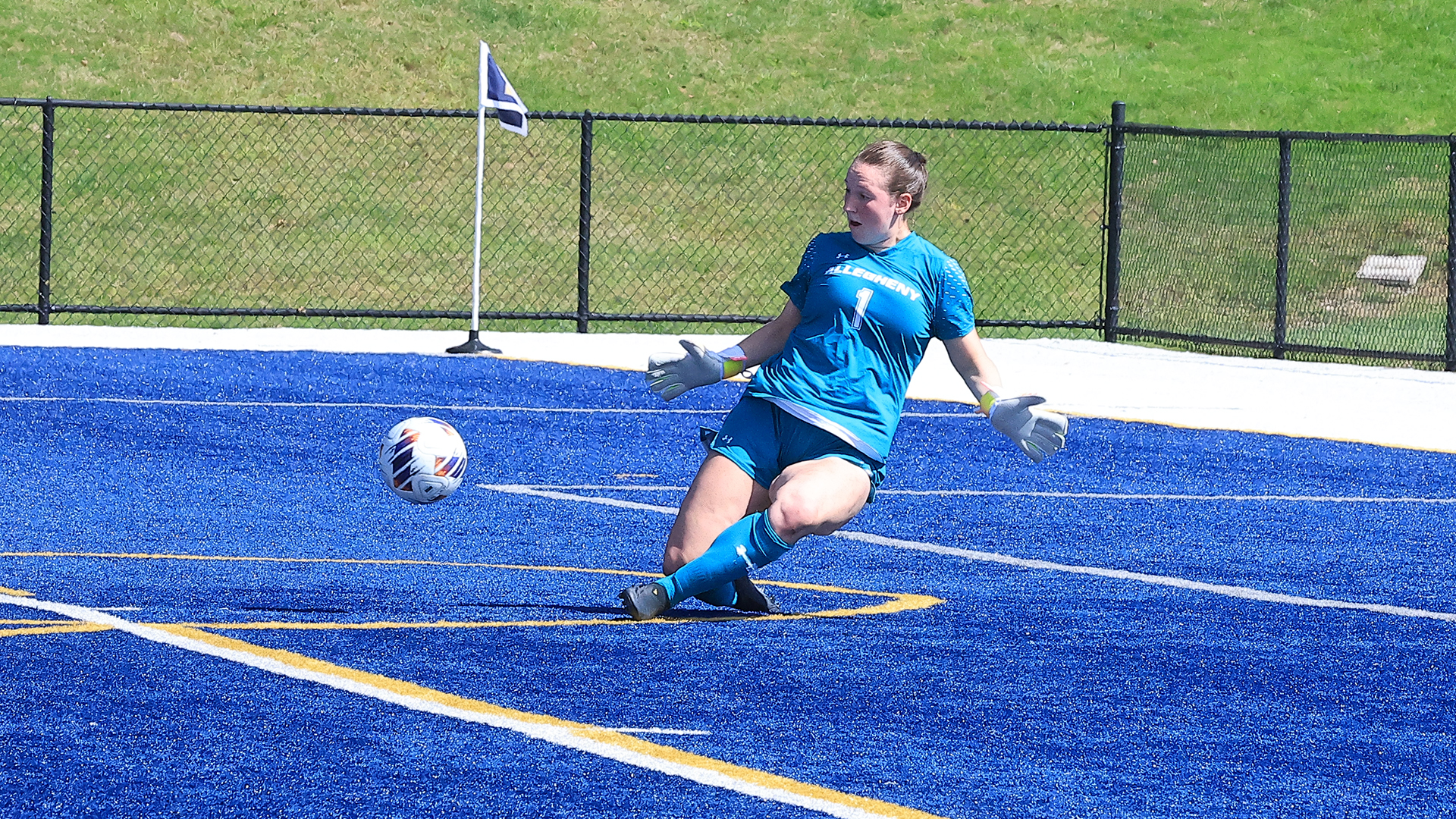 Allegheny College’s women’s soccer on Senior Day vs. St. Francis University, Sept. 26, 2026. Photo by Ed Mailliard.