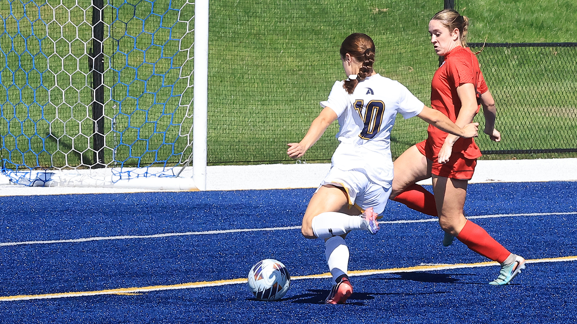 Allegheny College’s women’s soccer on Senior Day vs. St. Francis University, Sept. 26, 2026. Photo by Ed Mailliard.