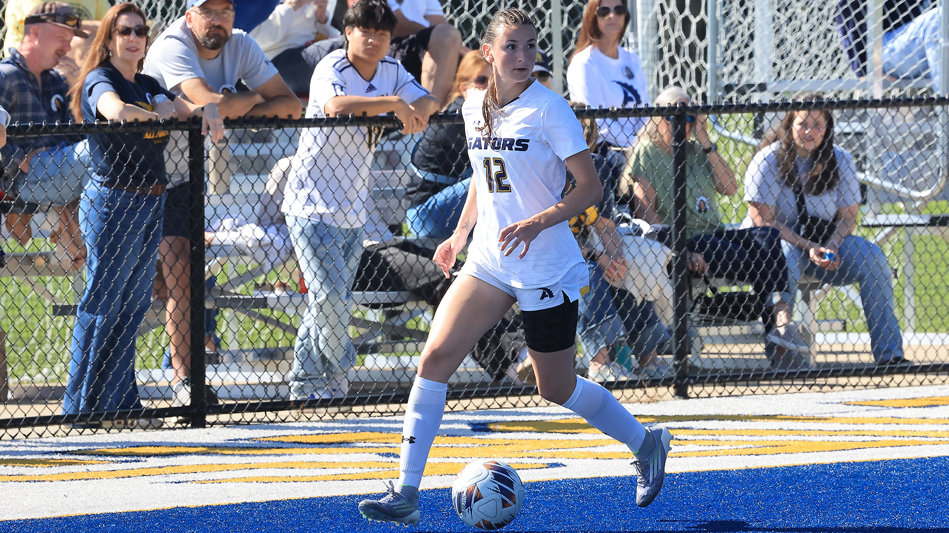 Allegheny College’s women’s soccer on Senior Day vs. St. Francis University, Sept. 26, 2026. Photo by Ed Mailliard.