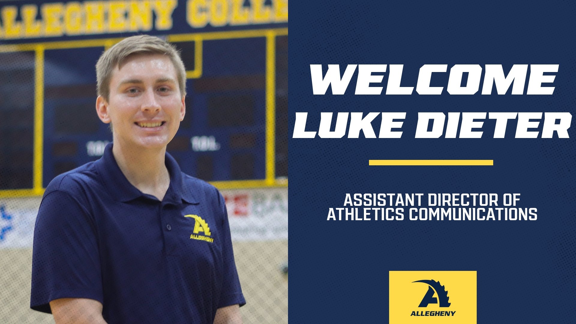 Assistant Director of Athletics Communications Luke Dieter